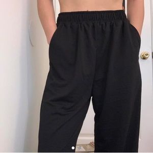 Black sweatpants